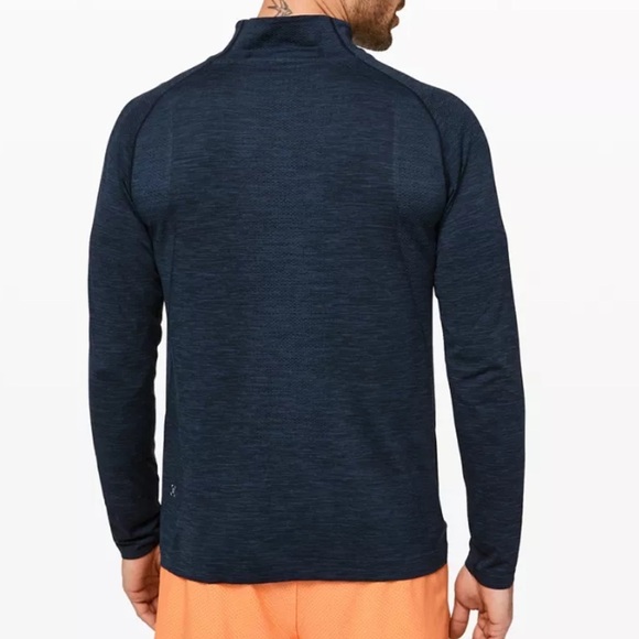 Lululemon Metal Vent Tech 1/2 Zip Men's Navy Pullover Size XL - Picture 2 of 16